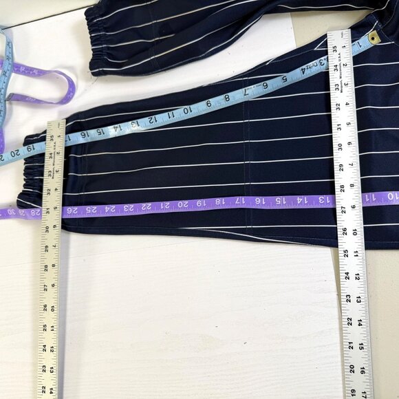 EvoShield Standout Pants Womens Sz M Navy/White Pinstripes Softball Grip Waist - Picture 6 of 8